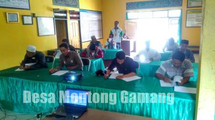 Pelaksanaan Tes Tertulis Akademik Calon Kepala Dusun Tahun 2016